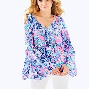 Lilly Pulitzer Blouse S in Cabana Cocktail